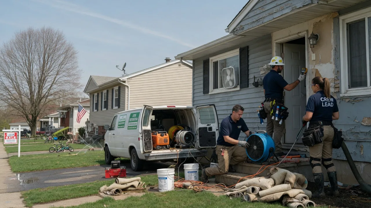 Flood Cleanup in Crawfordsville, IN near me